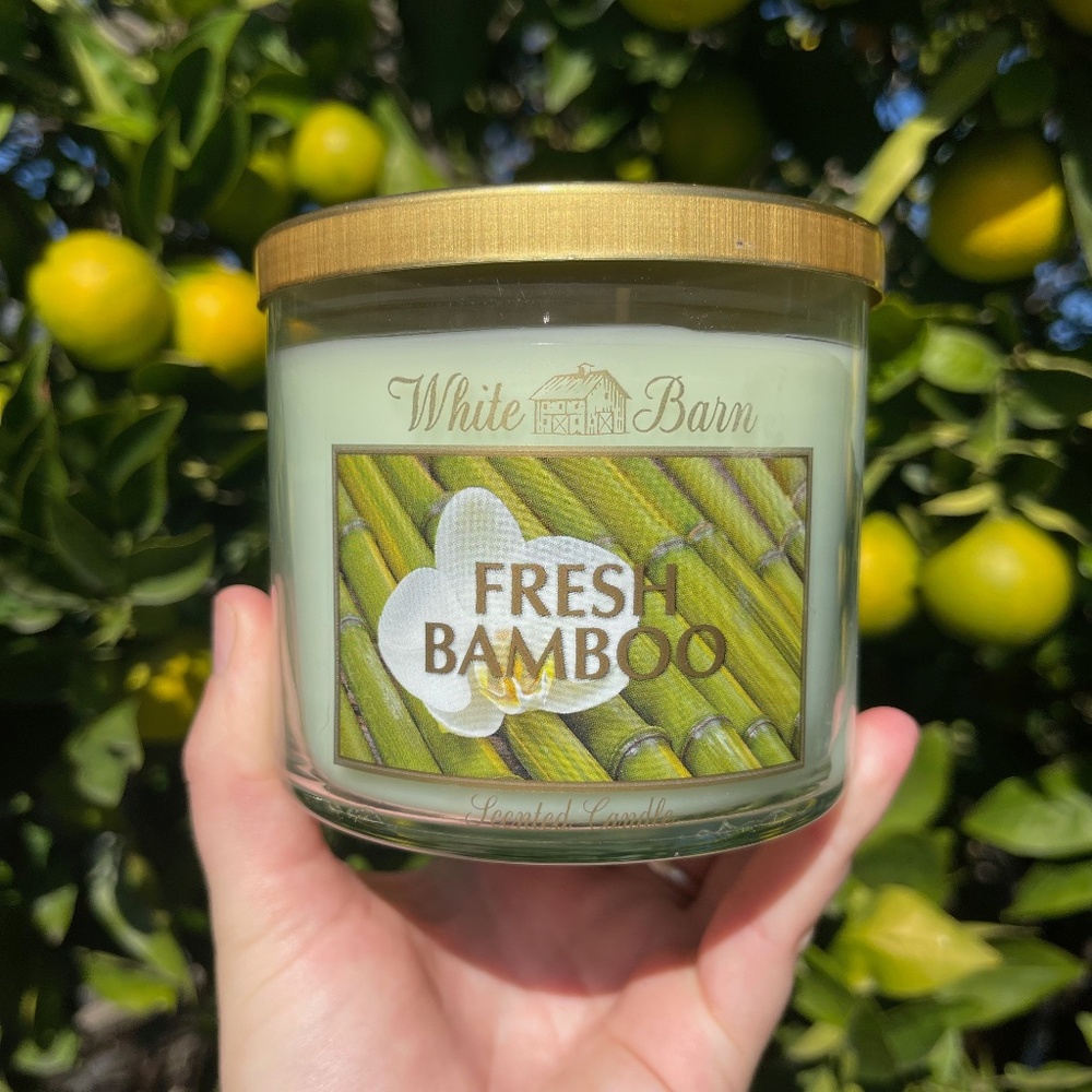 White Barn Fresh Bamboo 3-wick candle